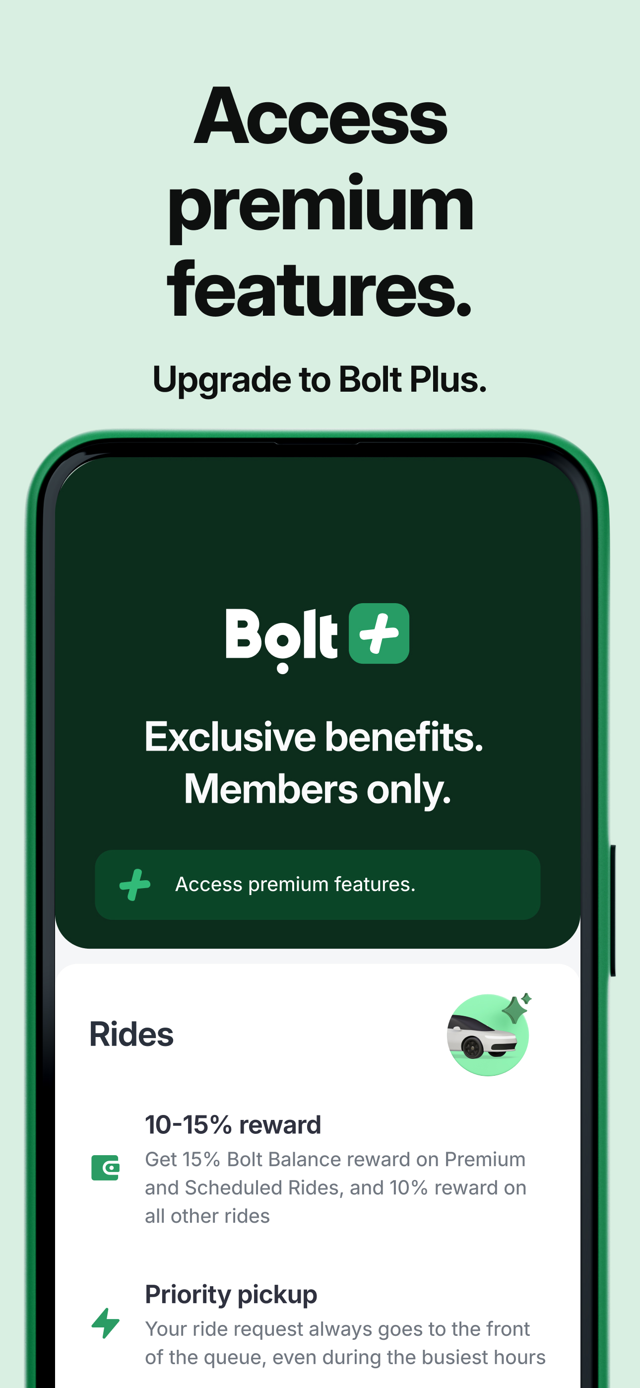 اسکرین شات 6 برنامه Bolt: Request a Ride