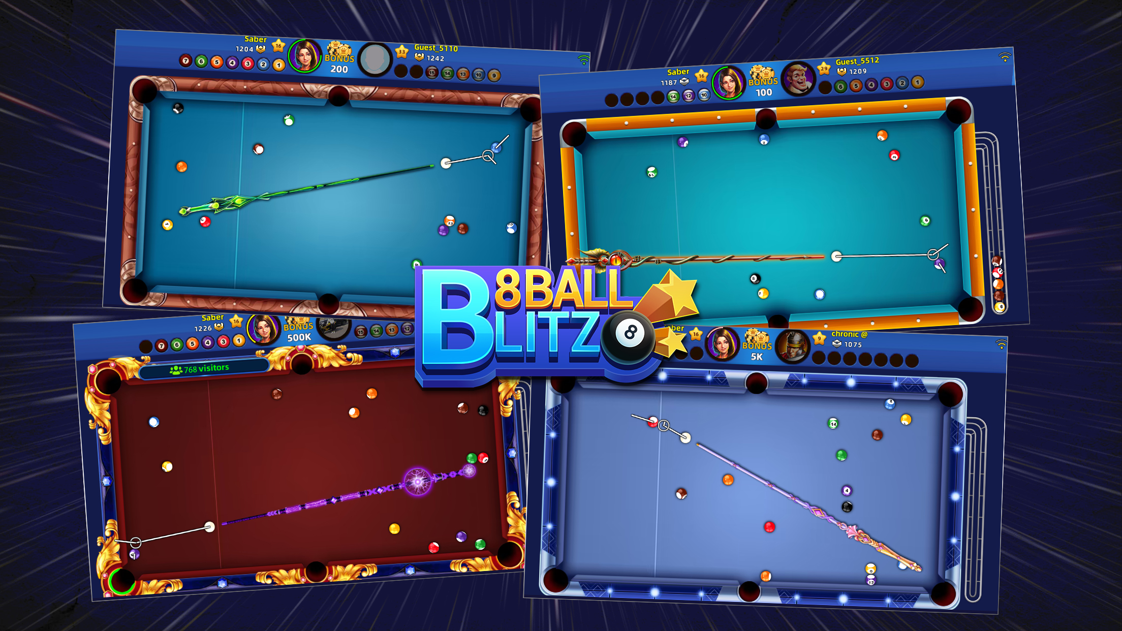 اسکرین شات 7 بازی 8 Ball Blitz Pro: Pool King