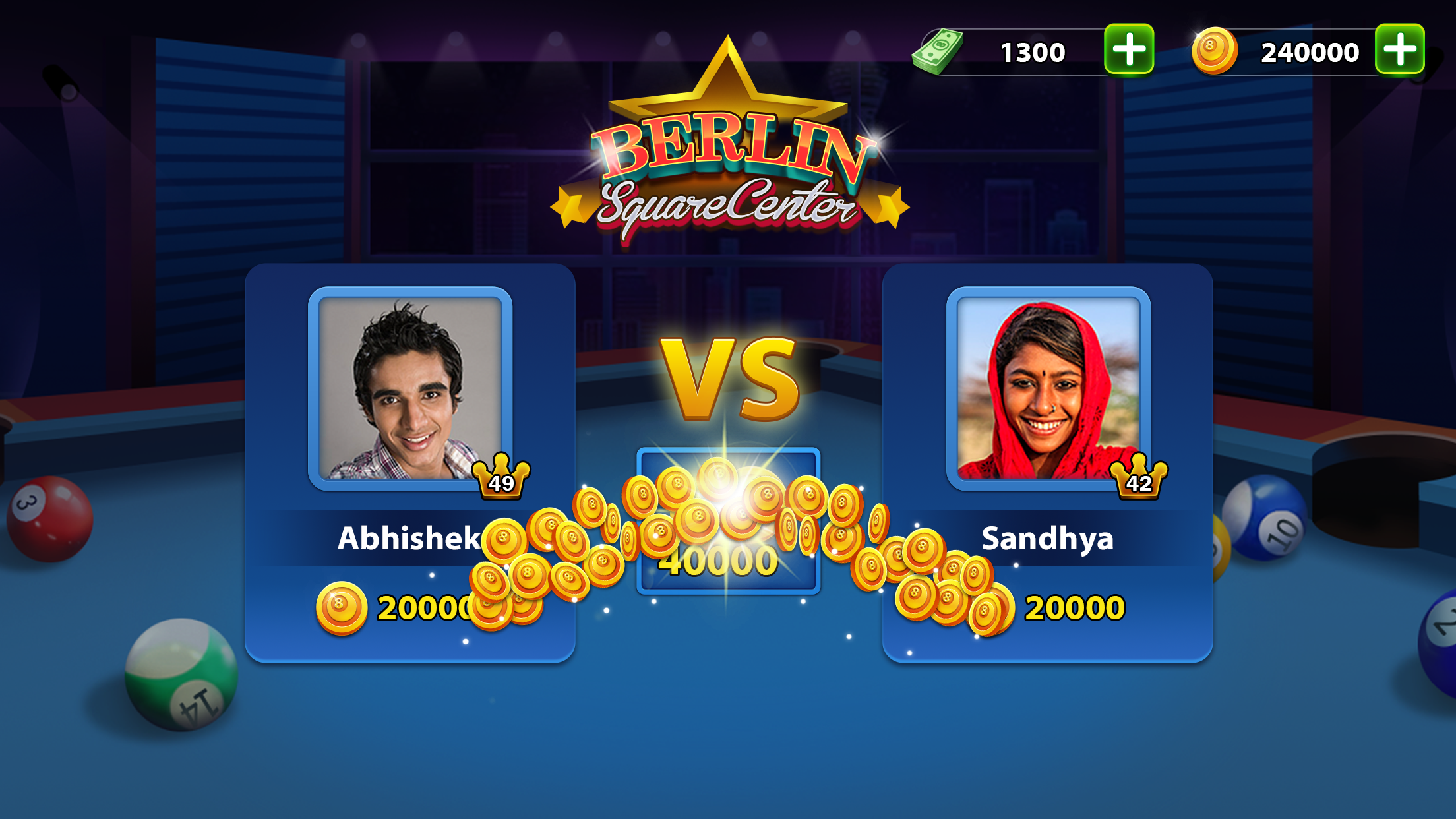 اسکرین شات 3 بازی 8 Ball & 9 Ball Billiards Pool