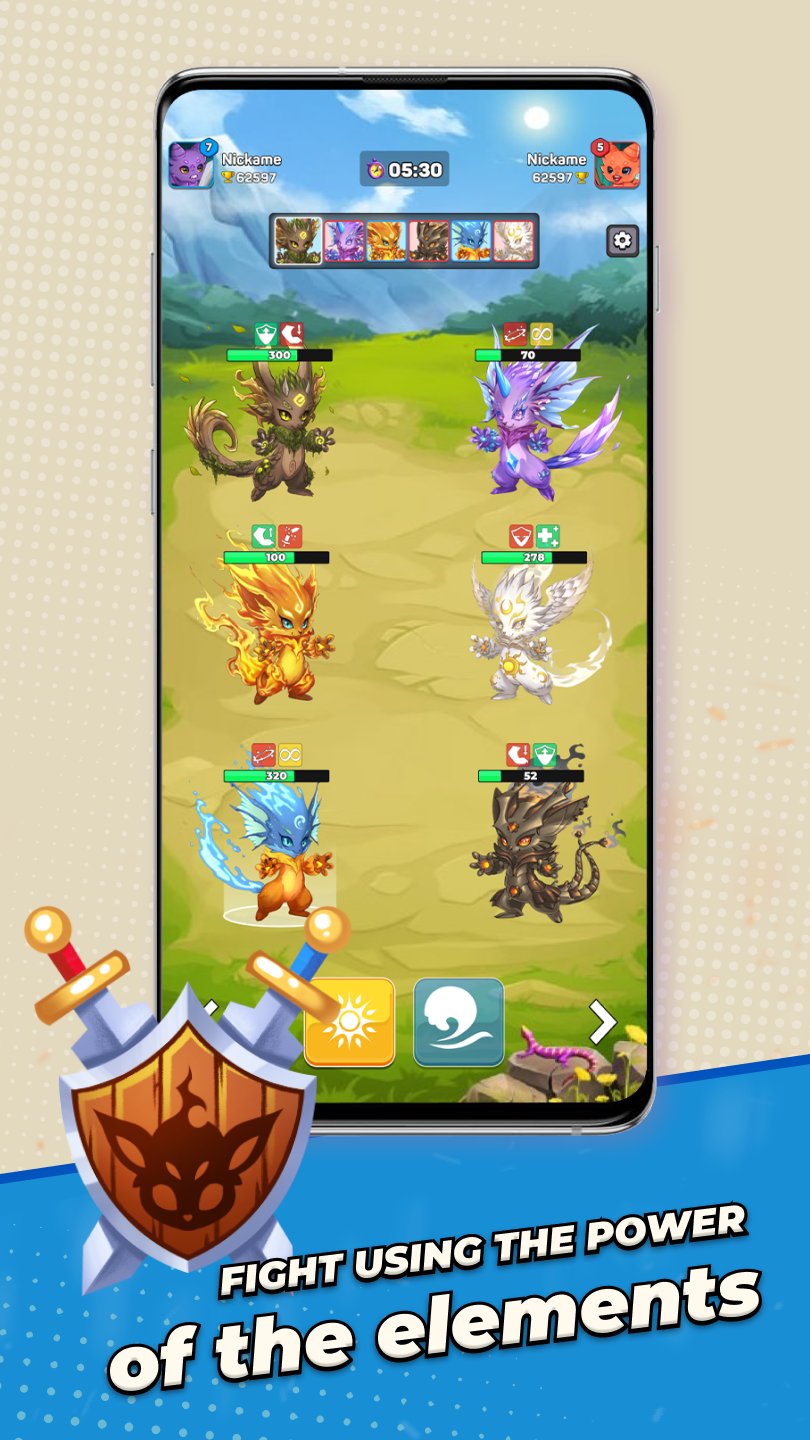 اسکرین شات 5 بازی Elemental Wars