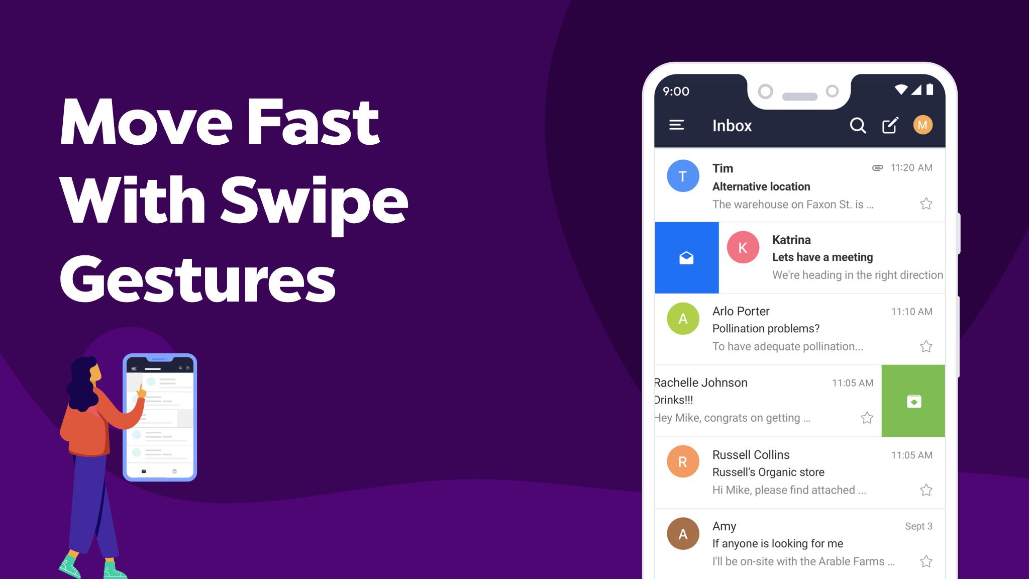 اسکرین شات 3 برنامه Titan Email & Calendar