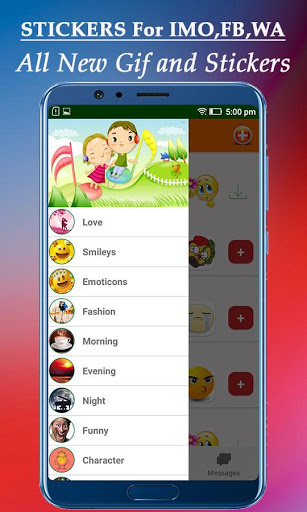 اسکرین شات 6 برنامه Stickers for Imo, fb, whatsapp