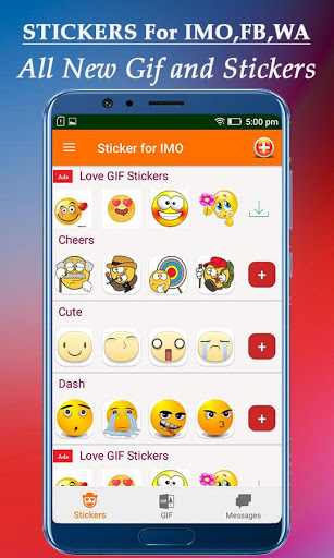 اسکرین شات 5 برنامه Stickers for Imo, fb, whatsapp