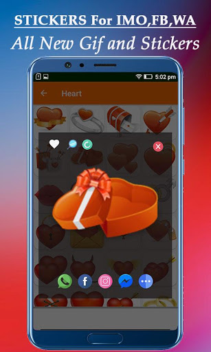 اسکرین شات 8 برنامه Stickers for Imo, fb, whatsapp