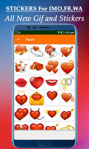 اسکرین شات 1 برنامه Stickers for Imo, fb, whatsapp