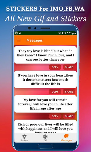 اسکرین شات 4 برنامه Stickers for Imo, fb, whatsapp