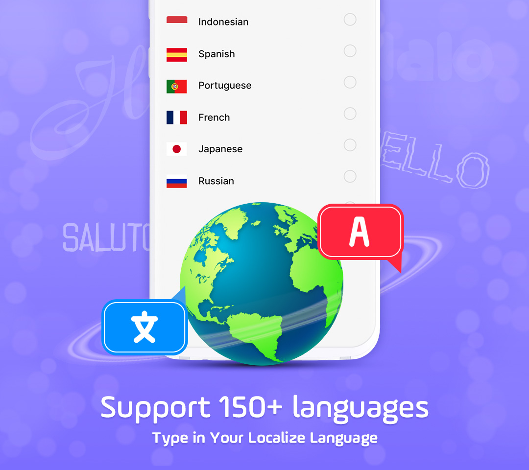 اسکرین شات 6 برنامه Emojikey: Emoji Keyboard Fonts
