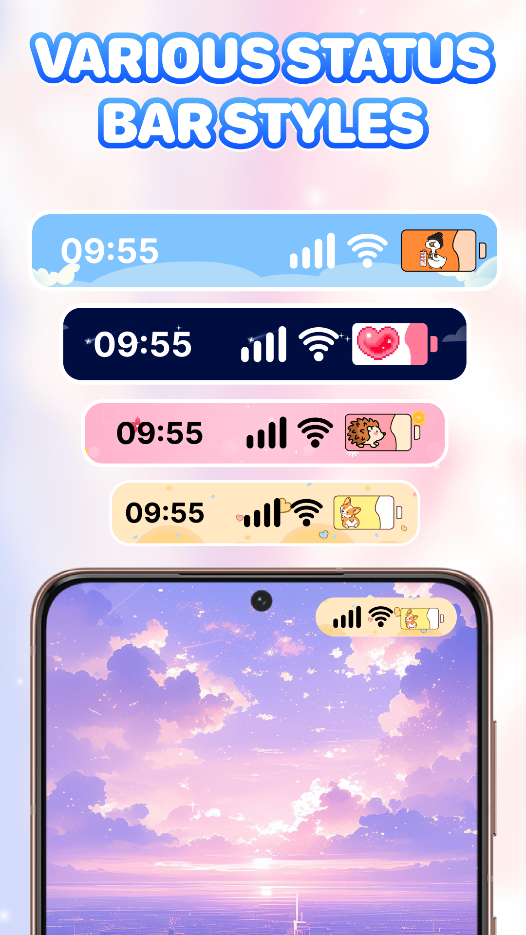 اسکرین شات 6 برنامه Emoji Battery - Battery Icon