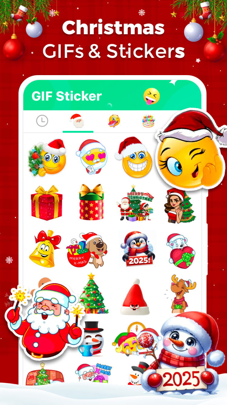 اسکرین شات 1 برنامه GIF Sticker & WAsticker