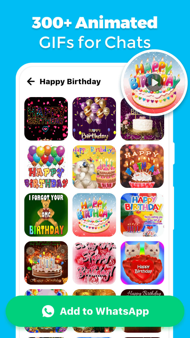 اسکرین شات 8 برنامه GIF Sticker & WAsticker