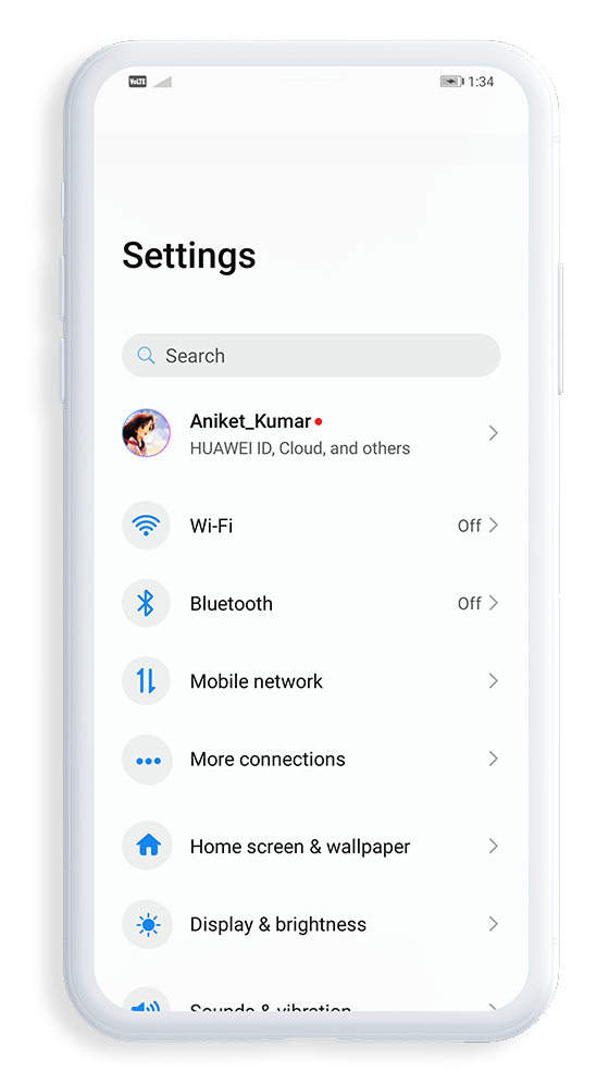 اسکرین شات 4 برنامه Oxygen Os for EMUI 9/10 Theme