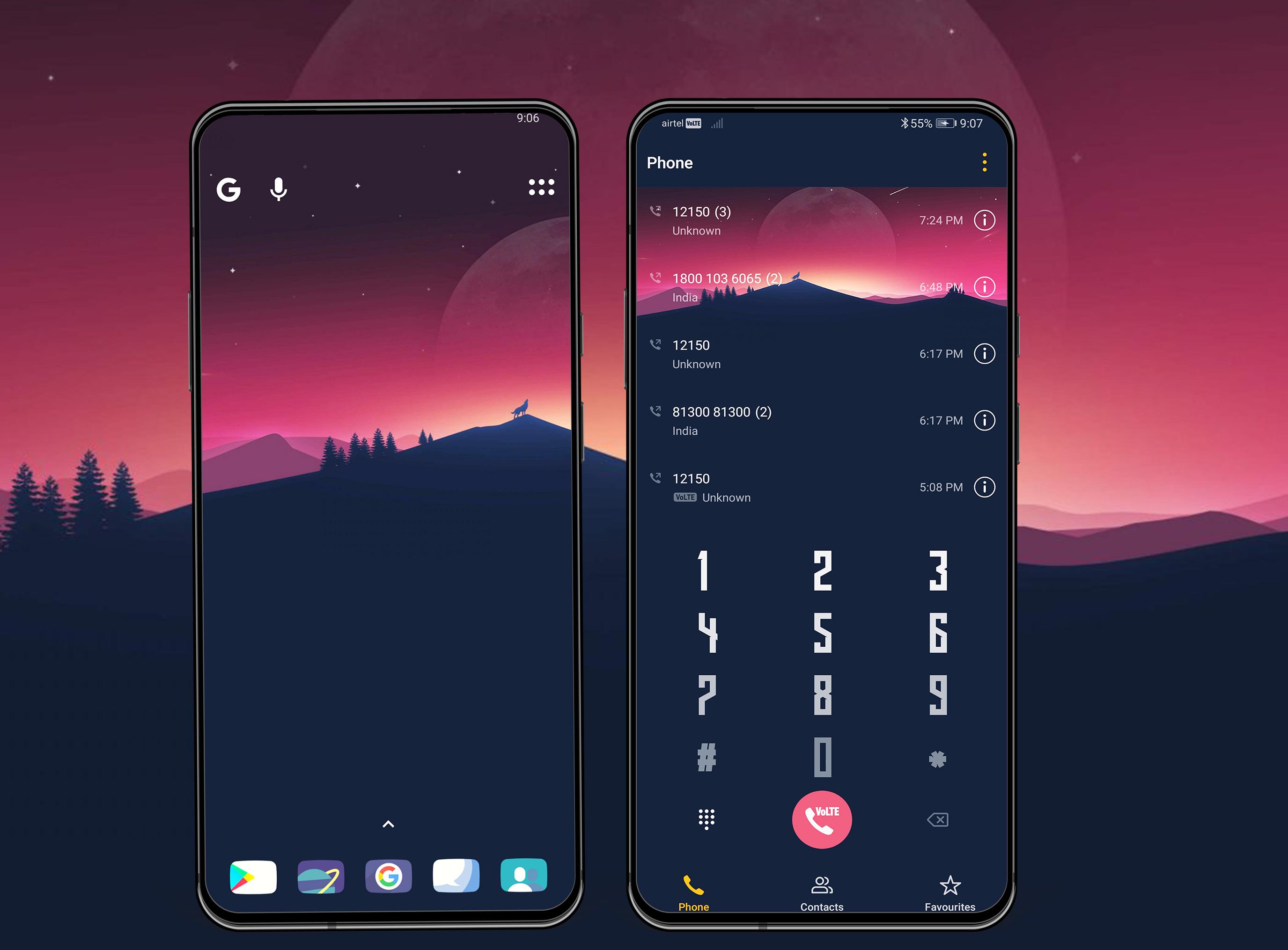 اسکرین شات 3 برنامه Morning Breeze EMUI 10/9 Theme