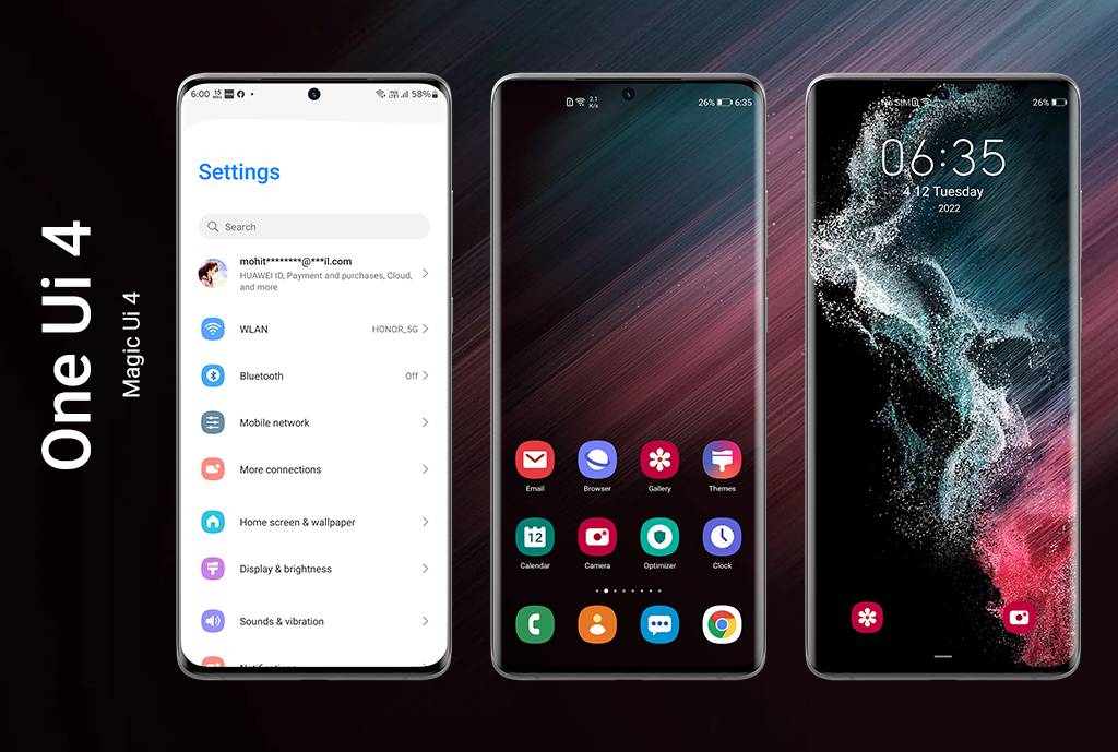 اسکرین شات 1 برنامه One-Ui Theme For EMUI/MagicUi