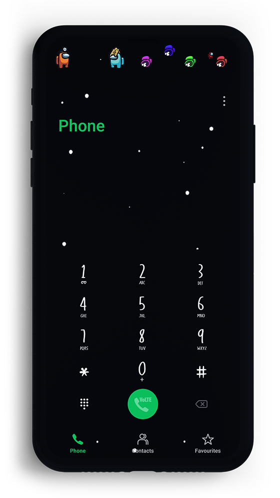 اسکرین شات 4 برنامه Among Us EMUI 9/10 Theme
