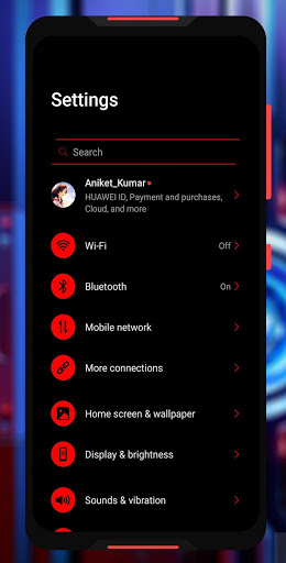 اسکرین شات 6 برنامه R0G_v4 EMUI 9/10/11 Theme