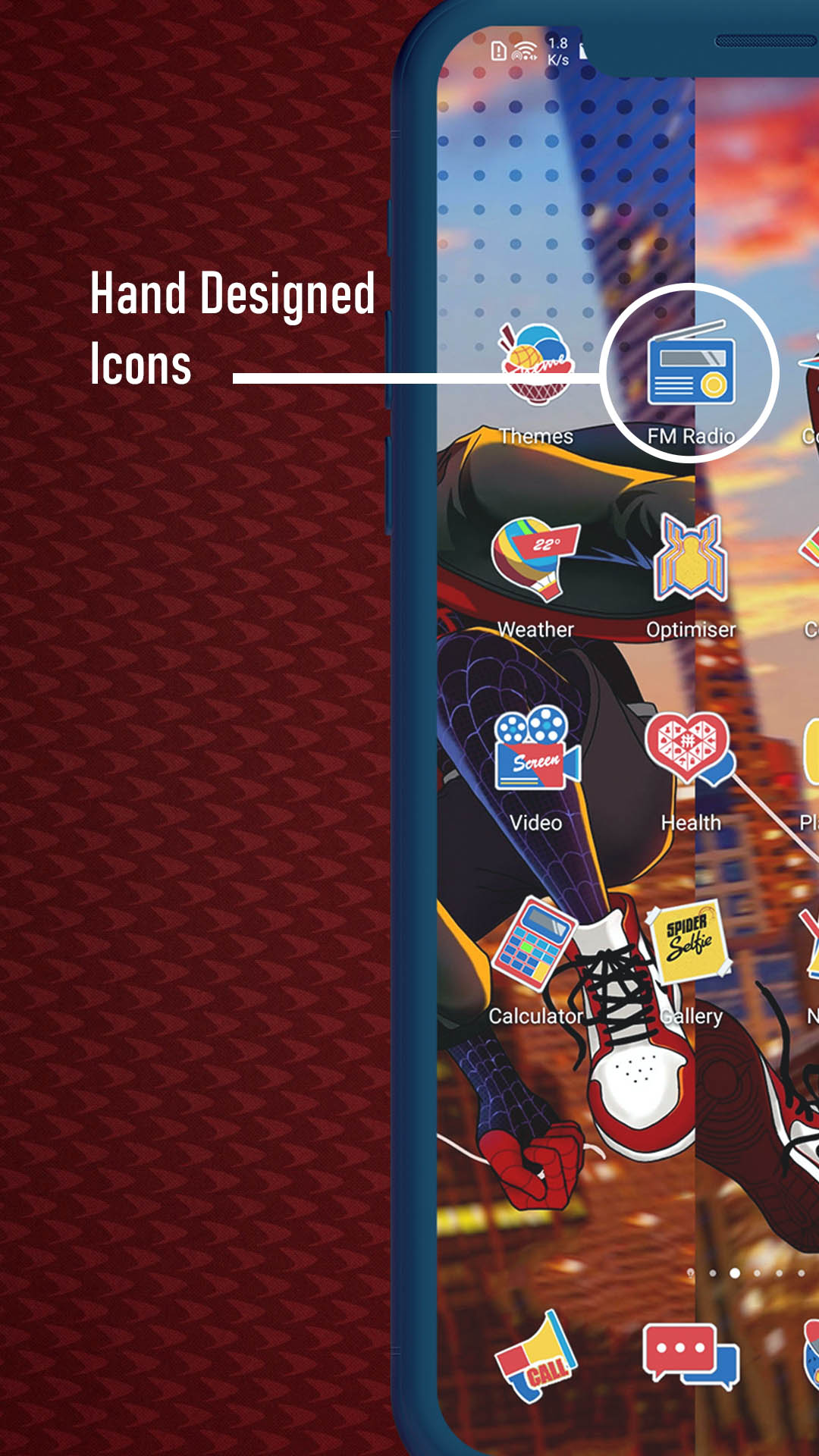 اسکرین شات 1 برنامه Spider Theme EMUI 5/8/9.1