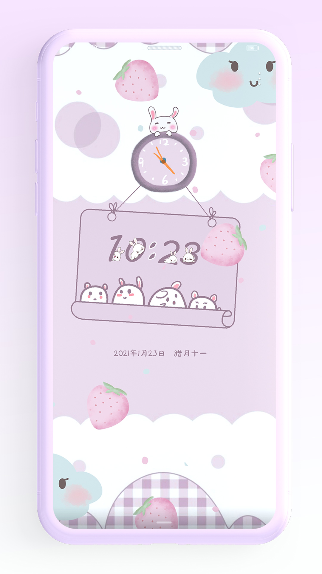 اسکرین شات 2 برنامه Baby Rabbit EMUI 10/11 Theme