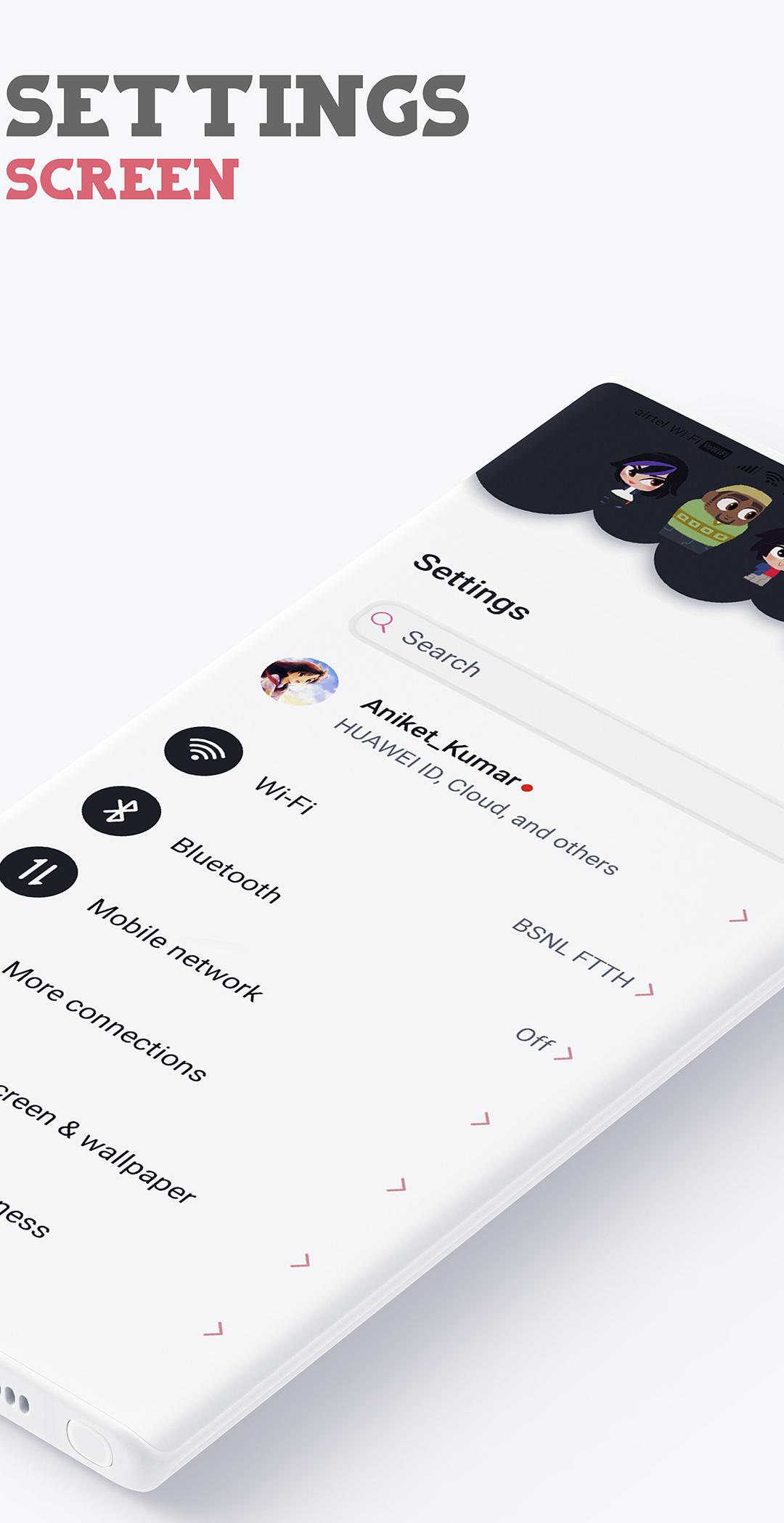 اسکرین شات 4 برنامه ByMax EMUI 9/10 Theme