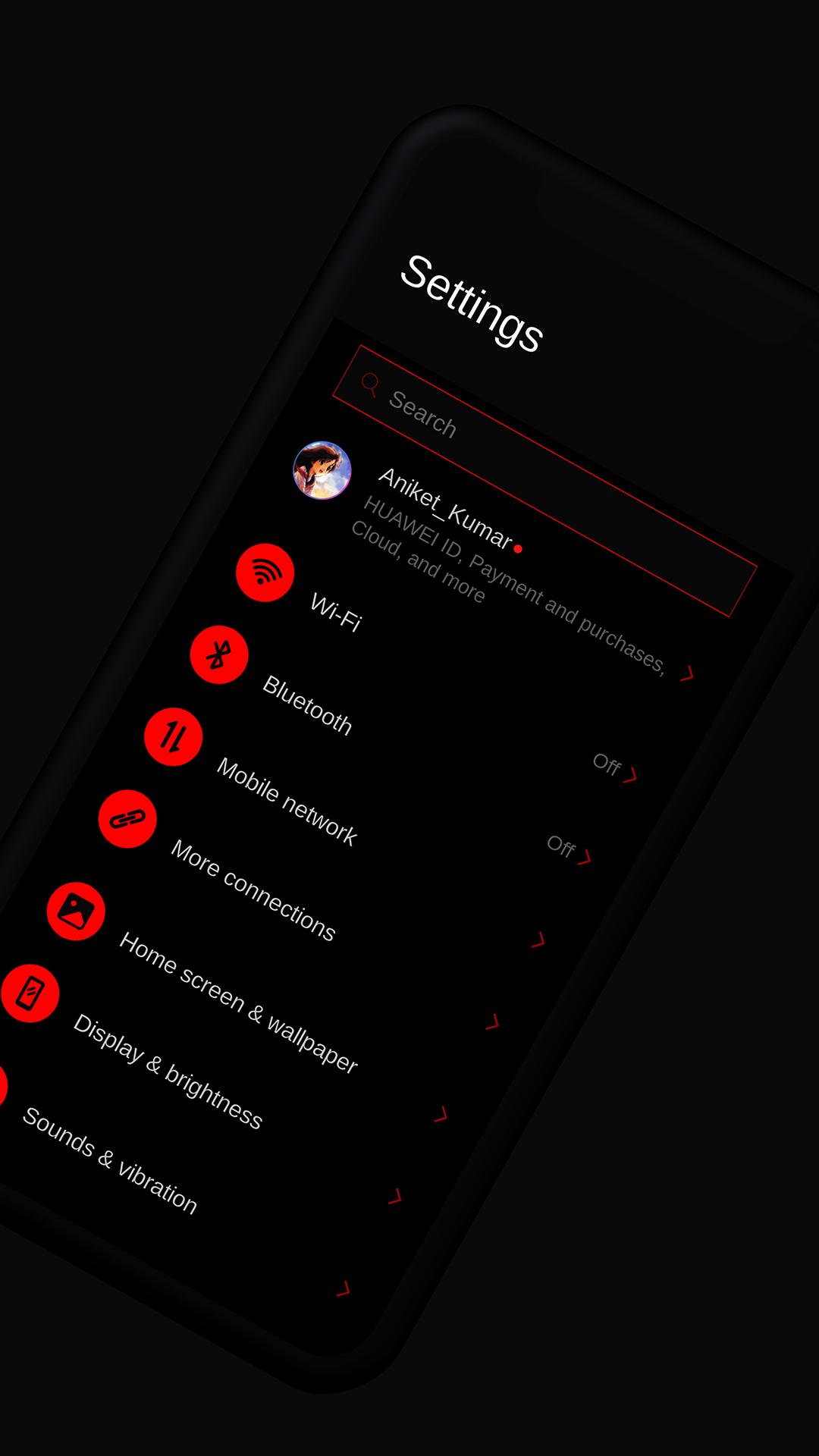 اسکرین شات 5 برنامه WinUi EMUI 9/10 Theme