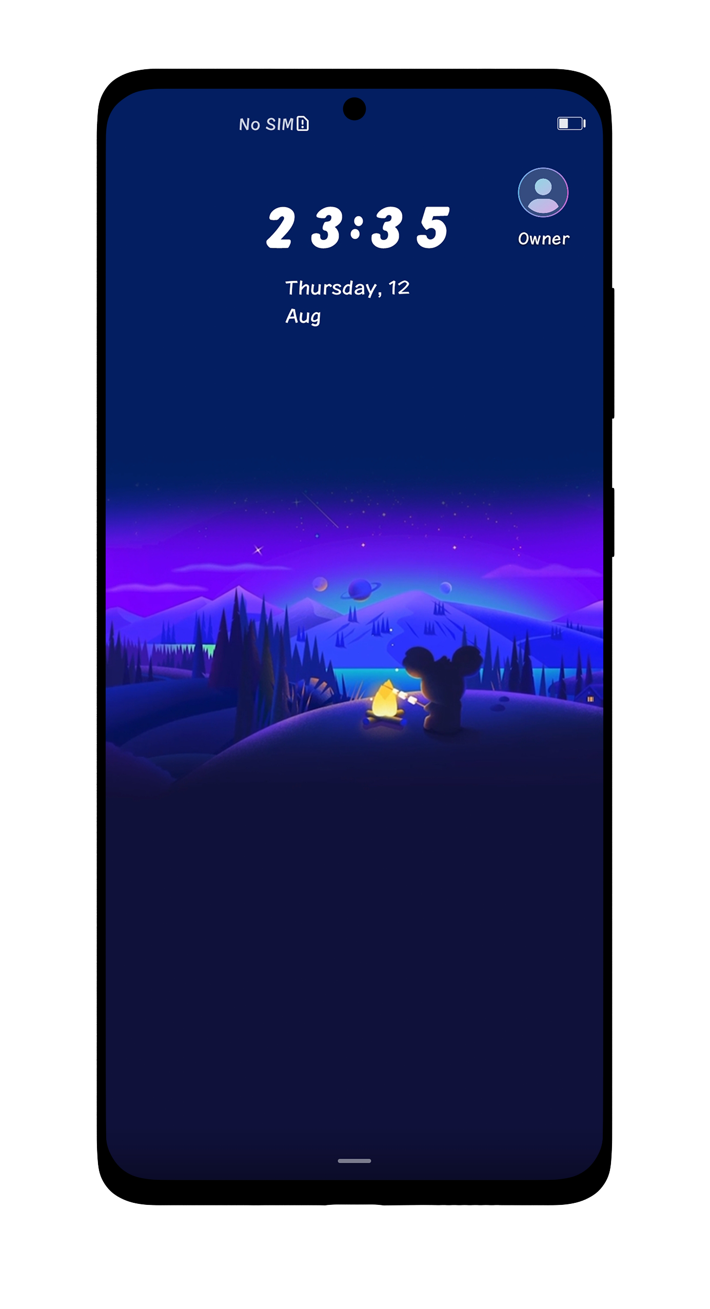 اسکرین شات 5 برنامه Material Card Dark EMUI Theme