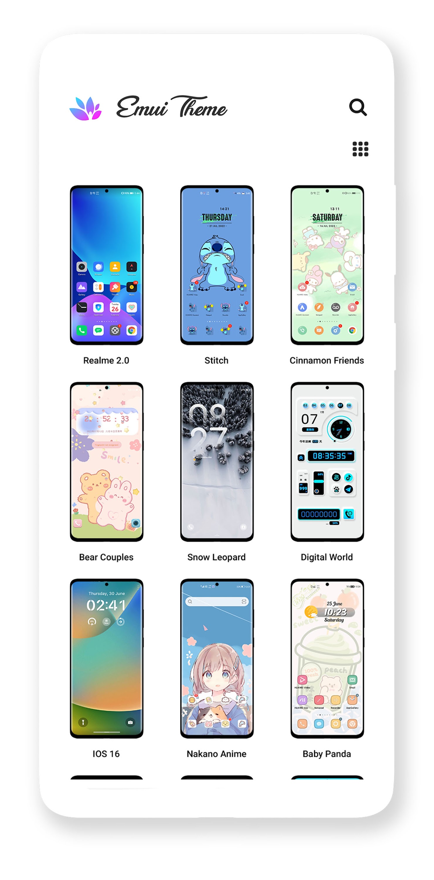 اسکرین شات 5 برنامه EMUI/MagicUI Theme Manager
