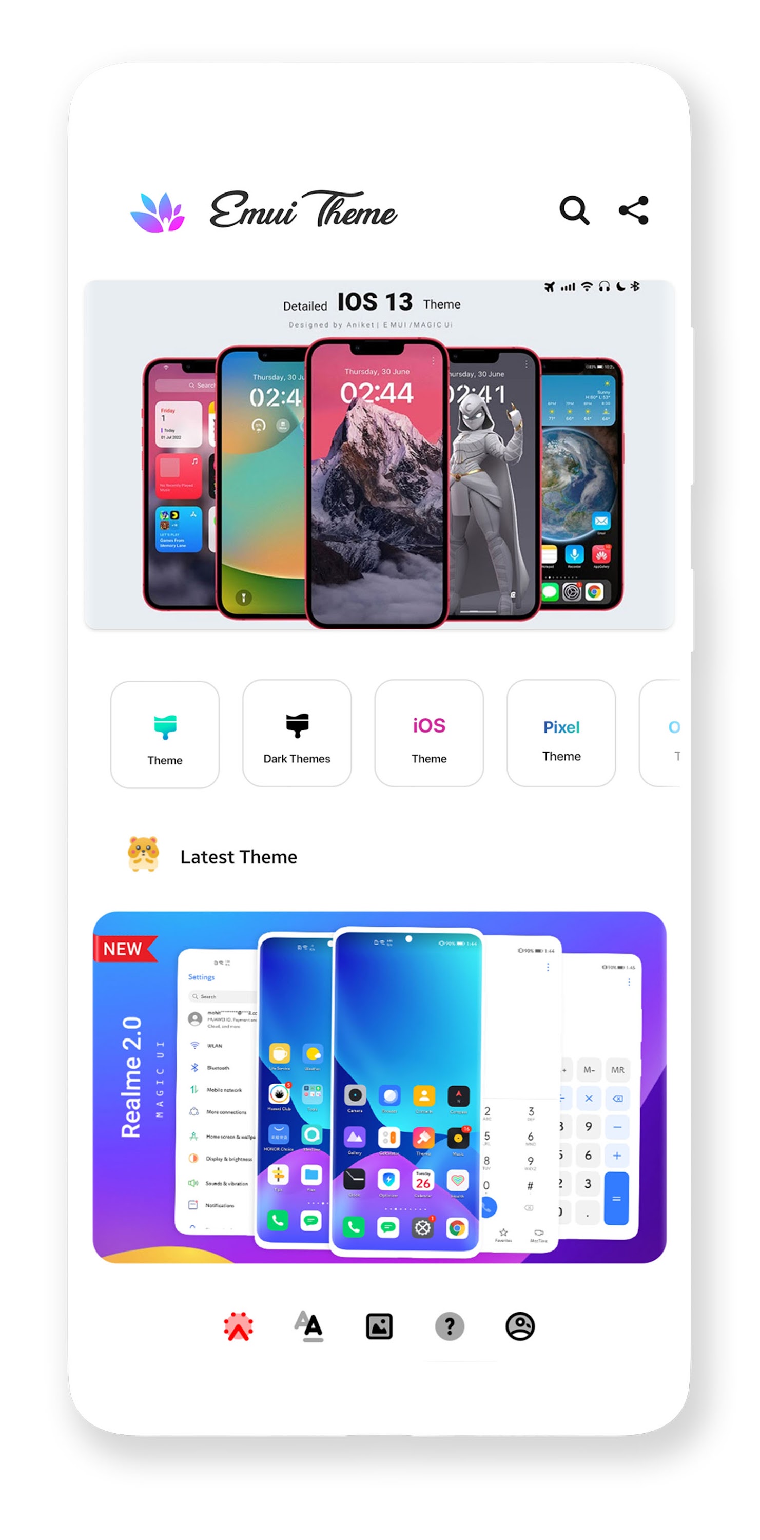 اسکرین شات 2 برنامه EMUI/MagicUI Theme Manager