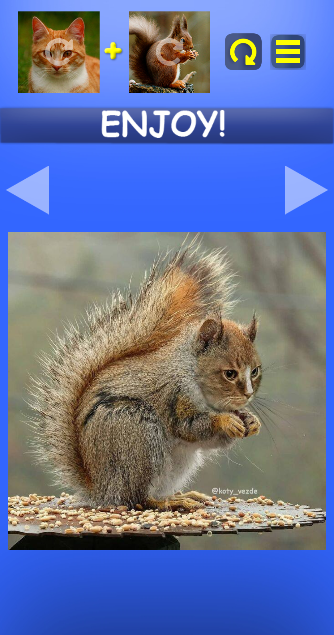 اسکرین شات 2 برنامه Mix Aminals. Animal morphing