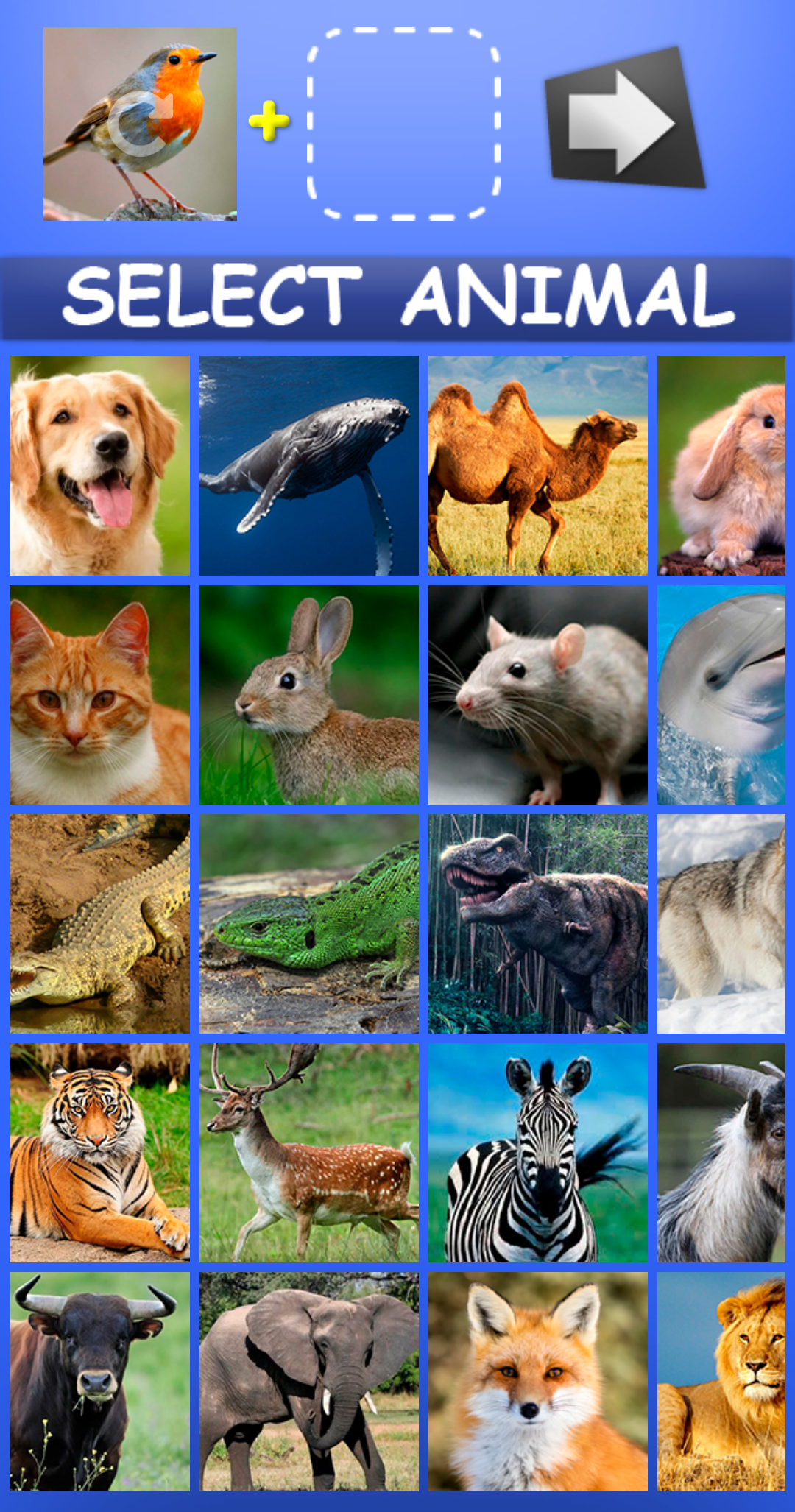 اسکرین شات 5 برنامه Mix Aminals. Animal morphing