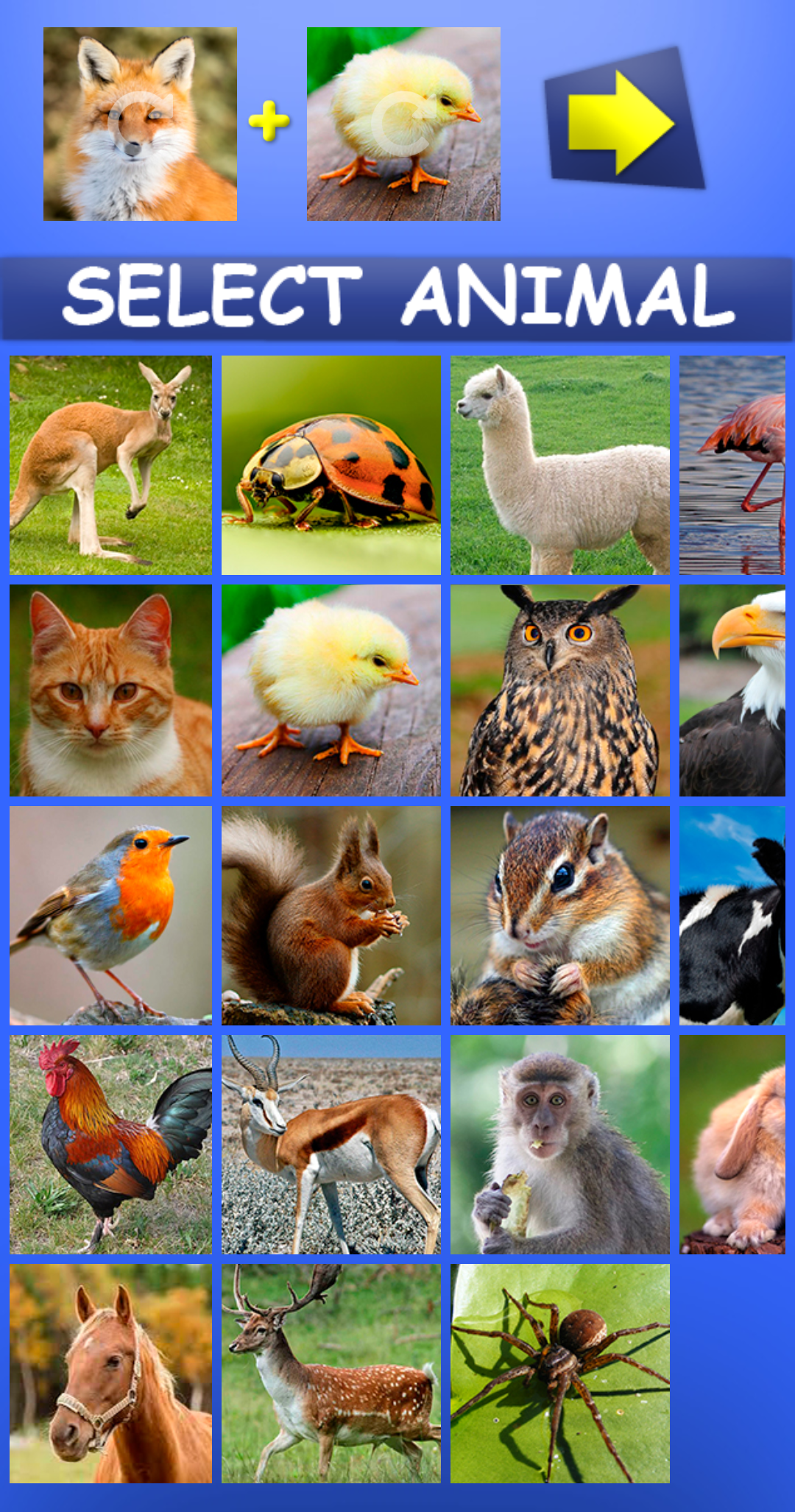 اسکرین شات 8 برنامه Mix Aminals. Animal morphing