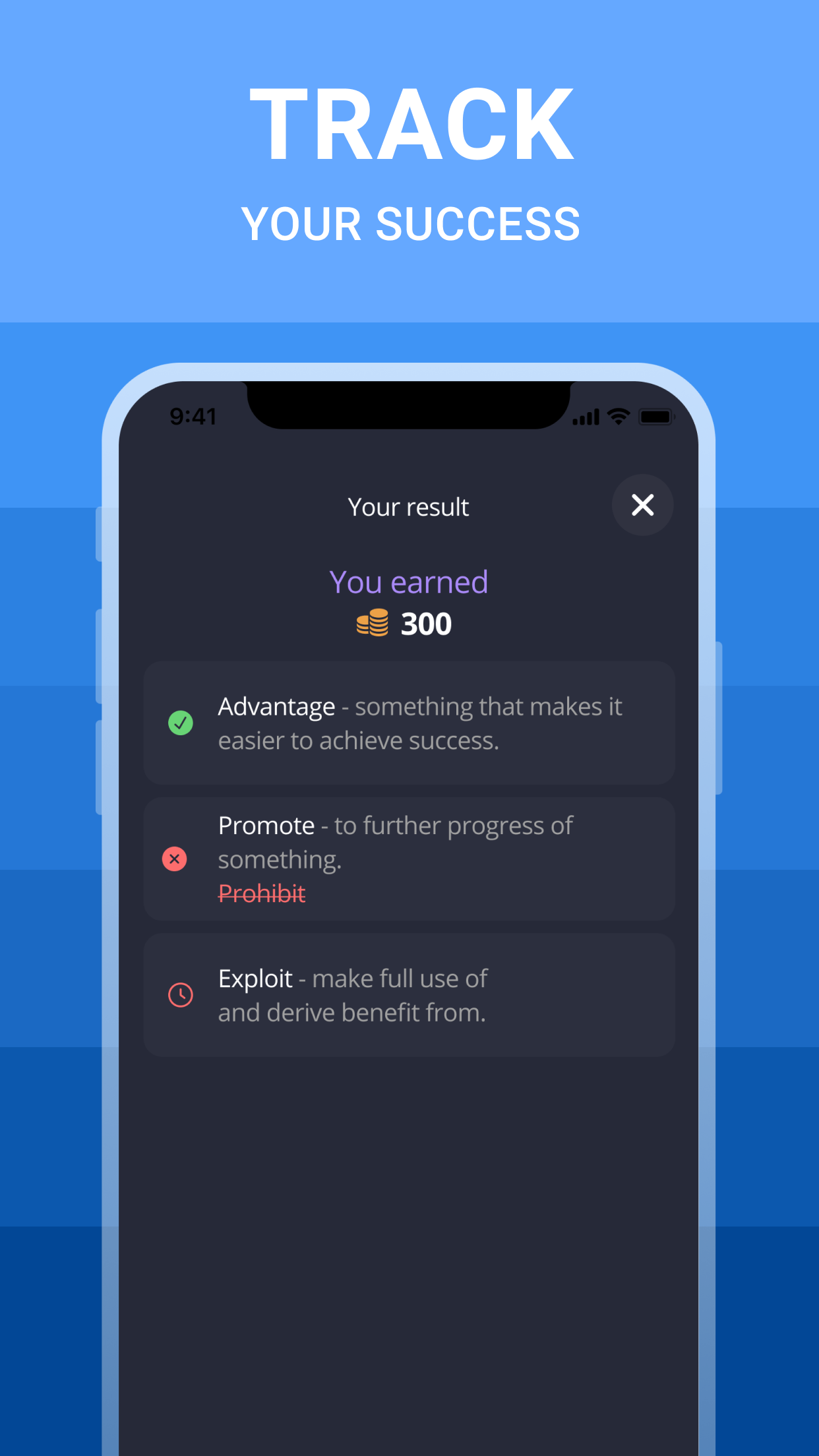 اسکرین شات 6 برنامه English Words A1-C1 | 2Shine