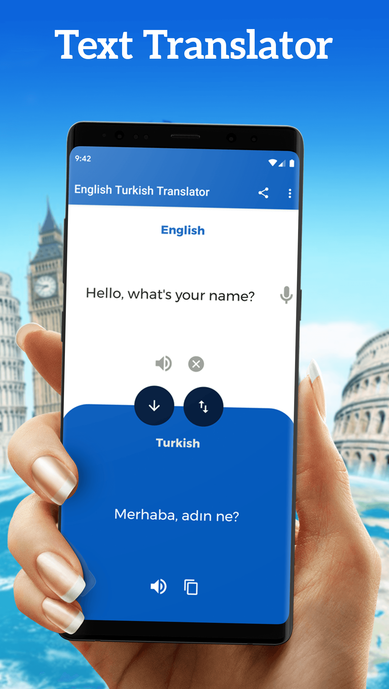 اسکرین شات 1 برنامه English Turkish Translator