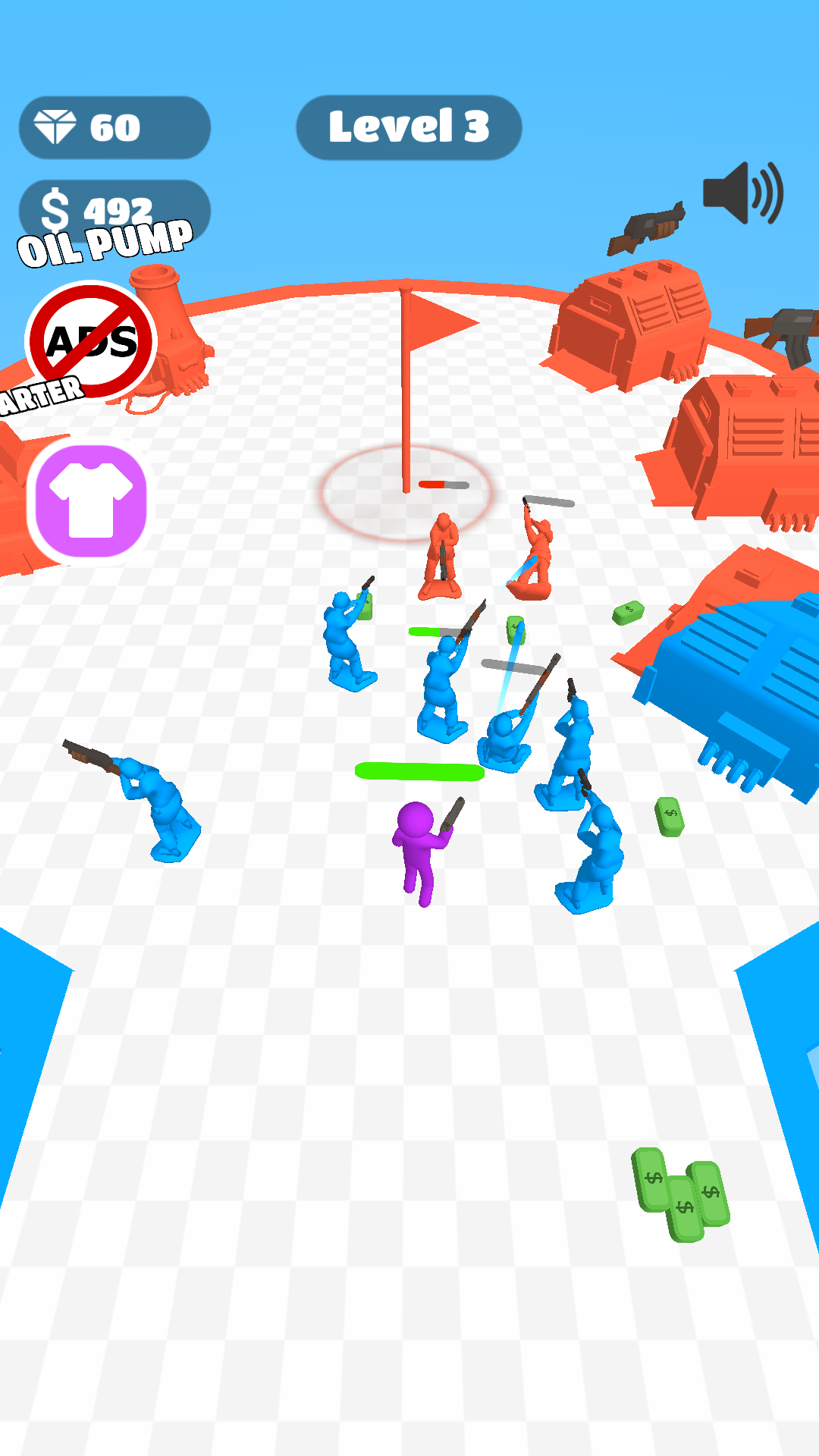 اسکرین شات 4 بازی Rush War: Army Commander