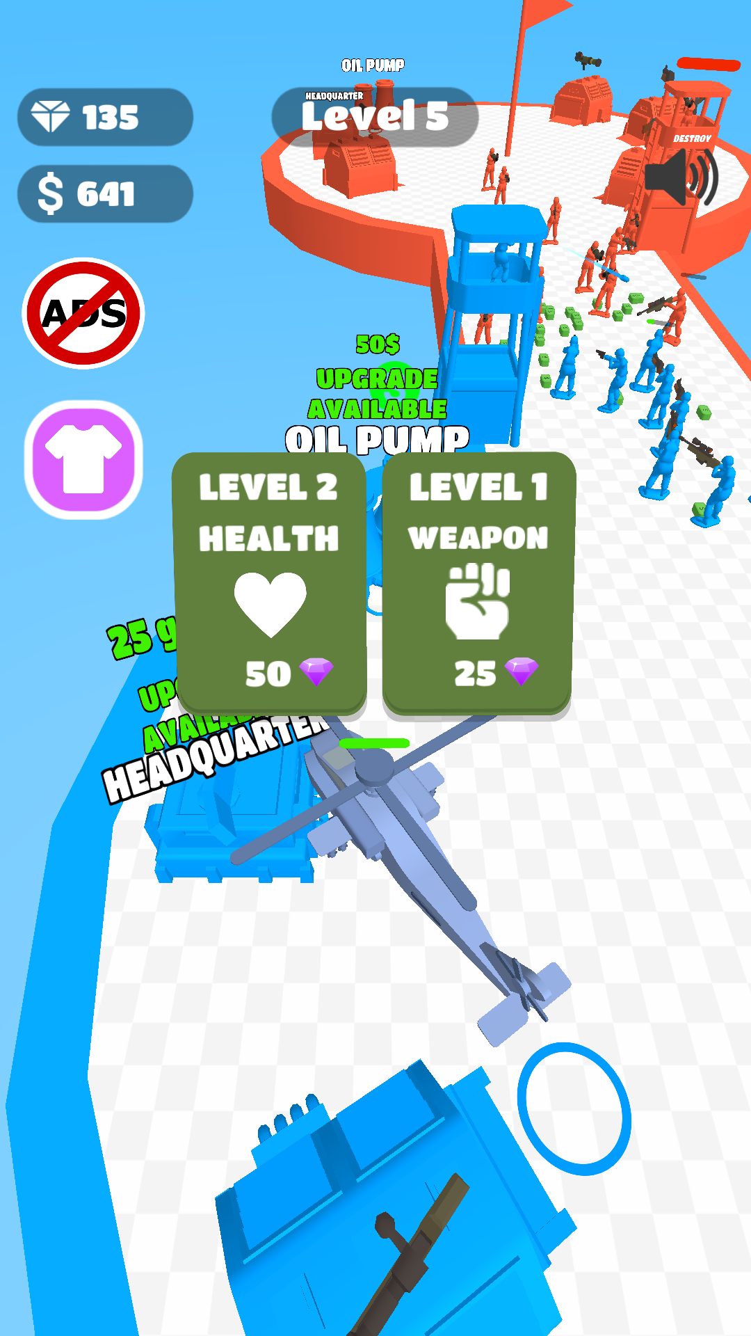 اسکرین شات 6 بازی Rush War: Army Commander