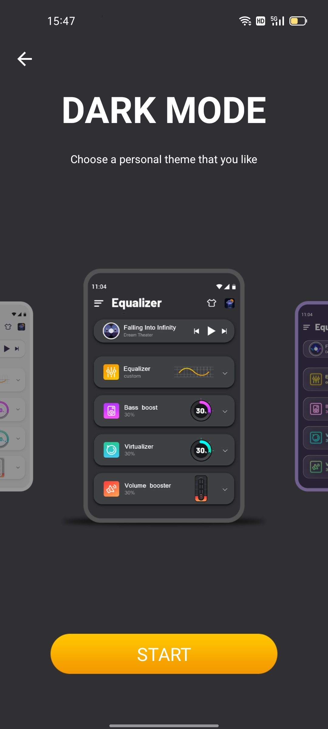 اسکرین شات 3 برنامه Equalizer, Volume Bass Booster