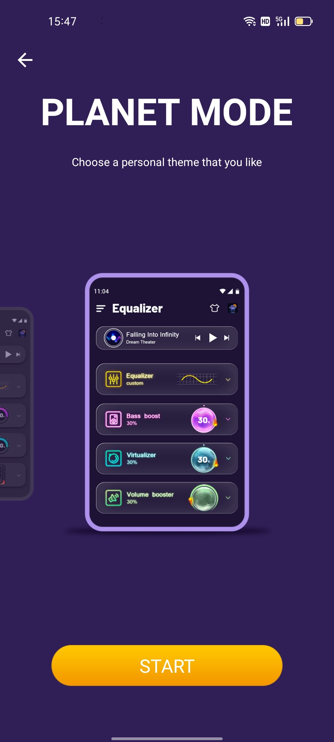 اسکرین شات 5 برنامه Equalizer, Volume Bass Booster
