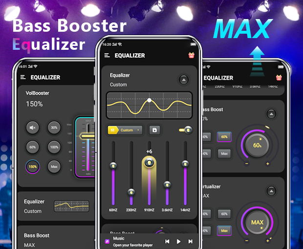 اسکرین شات 6 برنامه Equalizer & Volume Boost
