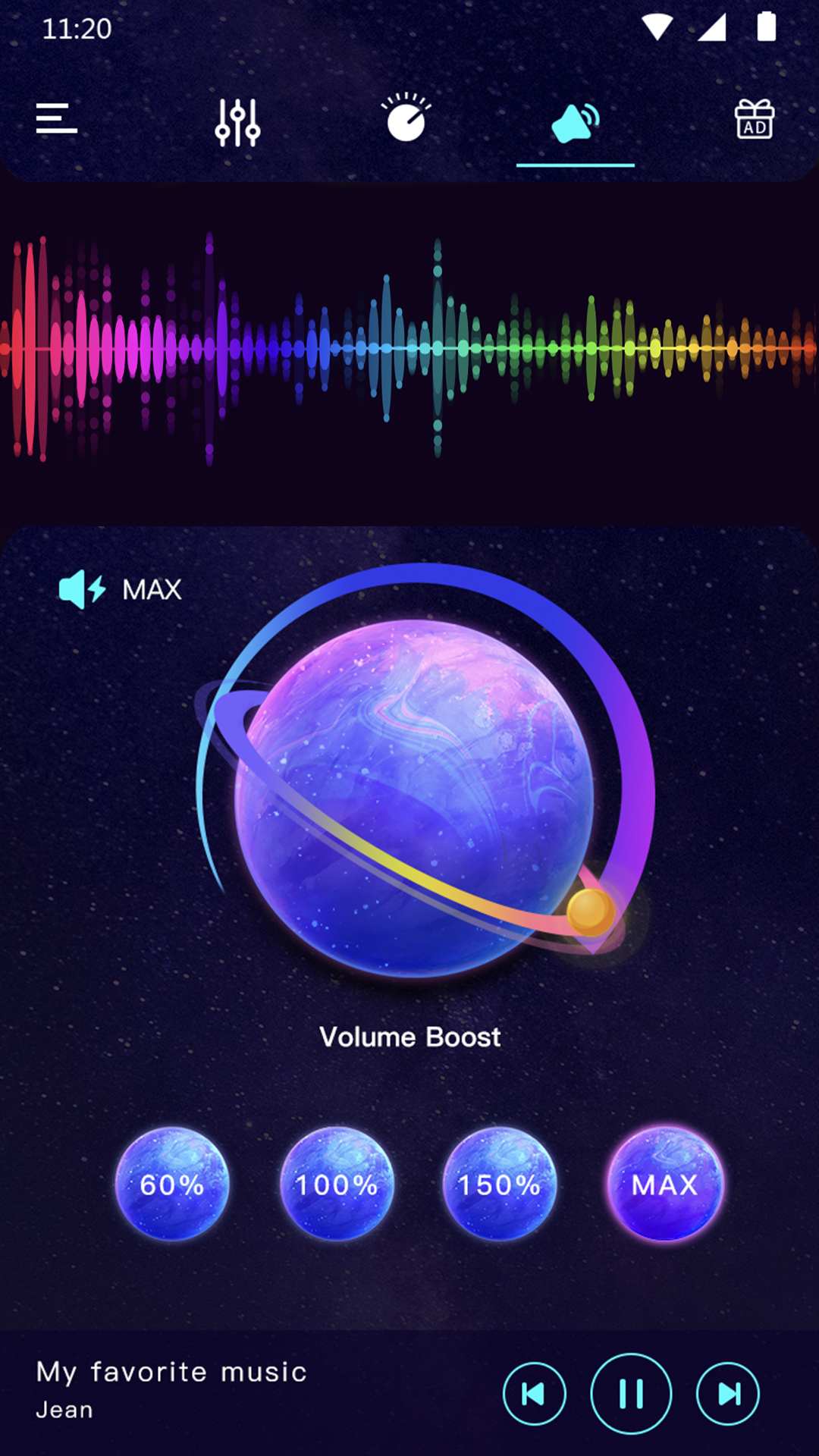 اسکرین شات 6 برنامه Equalizer Bass & Volume Boost