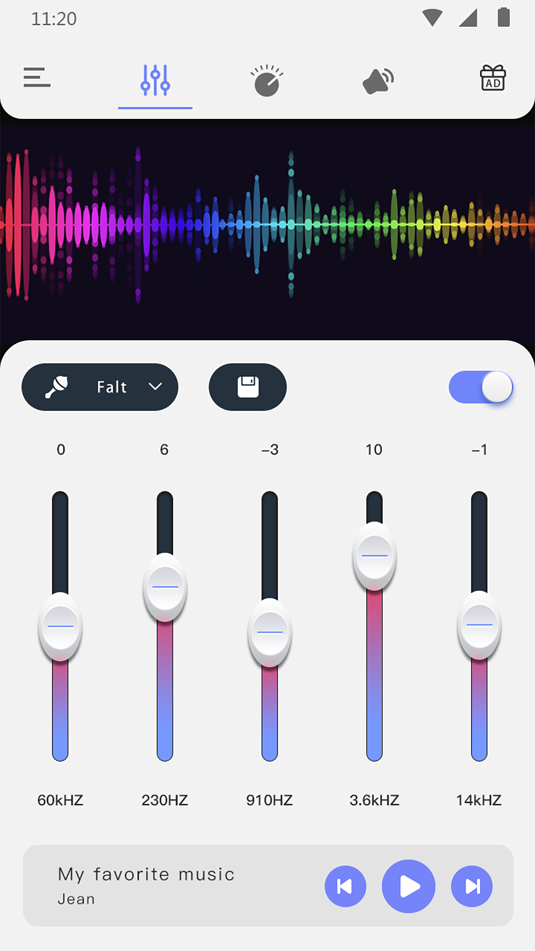 اسکرین شات 4 برنامه Equalizer Bass & Volume Boost