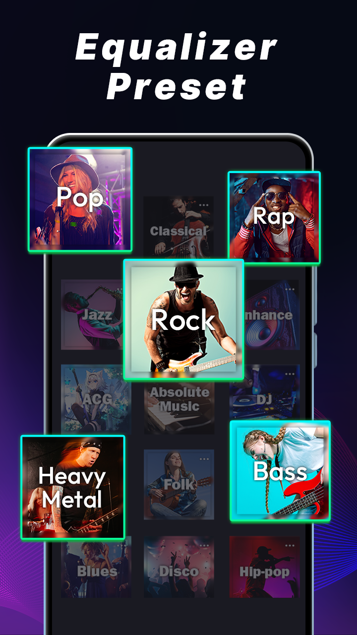 اسکرین شات 2 برنامه Equalizer Pro - Bass Booster