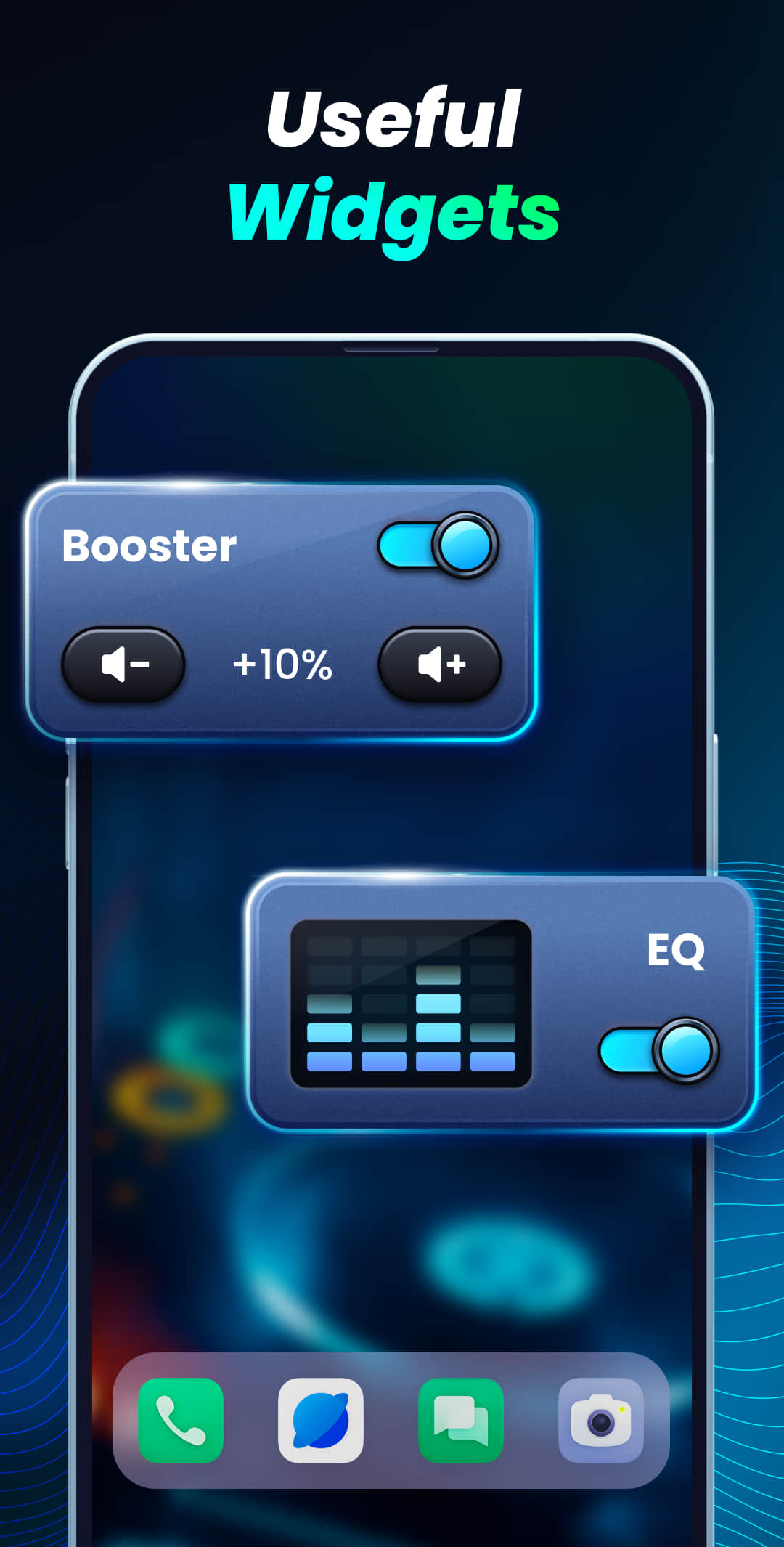 اسکرین شات 8 برنامه Volume Bass Booster, Equalizer