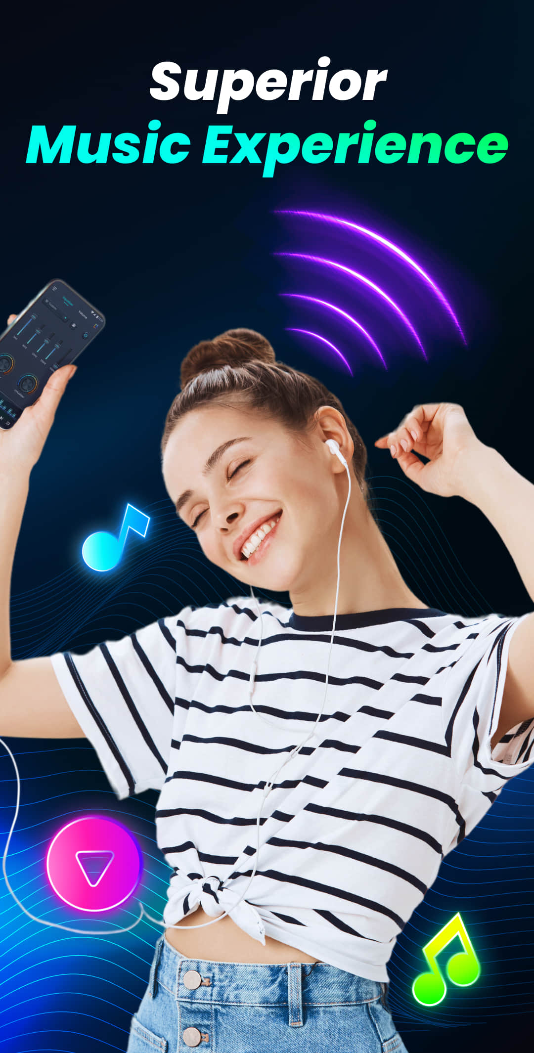 اسکرین شات 8 برنامه Volume Bass Booster, Equalizer