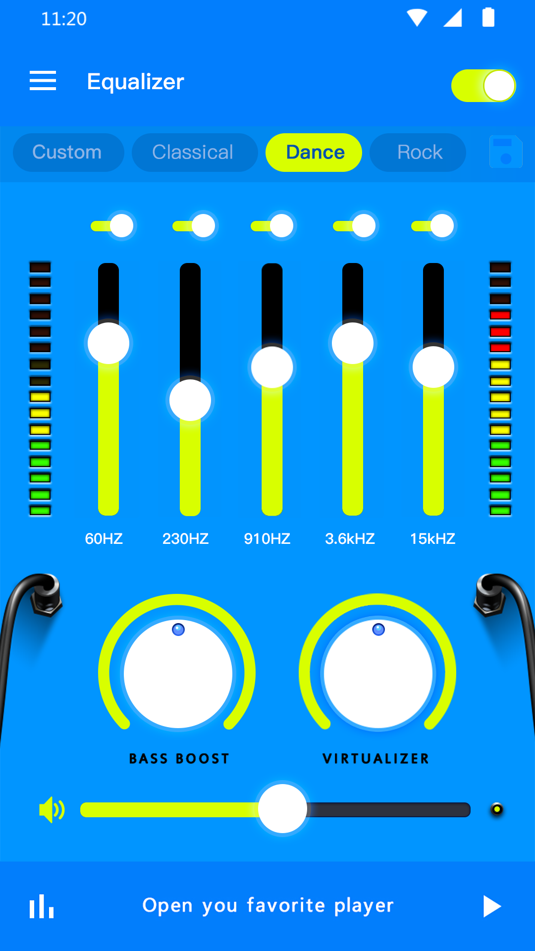 اسکرین شات 4 برنامه Music Equalizer - Bass Booster