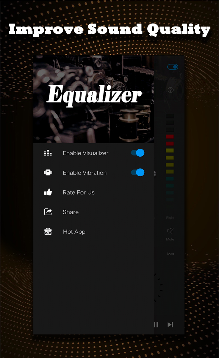 اسکرین شات 4 برنامه Equalizer Bass Booster
