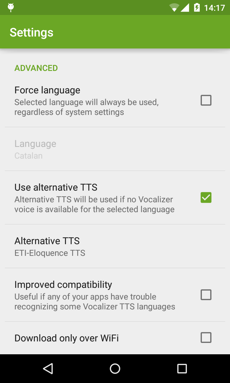 اسکرین شات 5 برنامه Vocalizer TTS Voice (English)