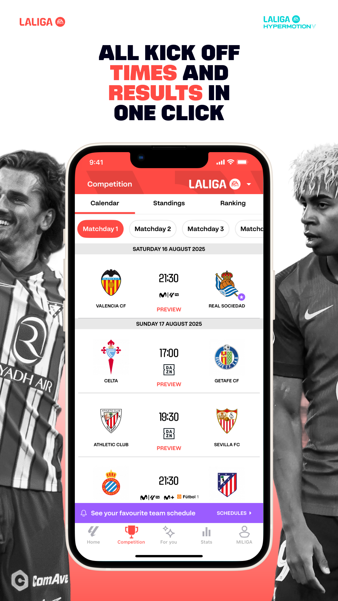 اسکرین شات 3 برنامه LALIGA Official App 2025/26
