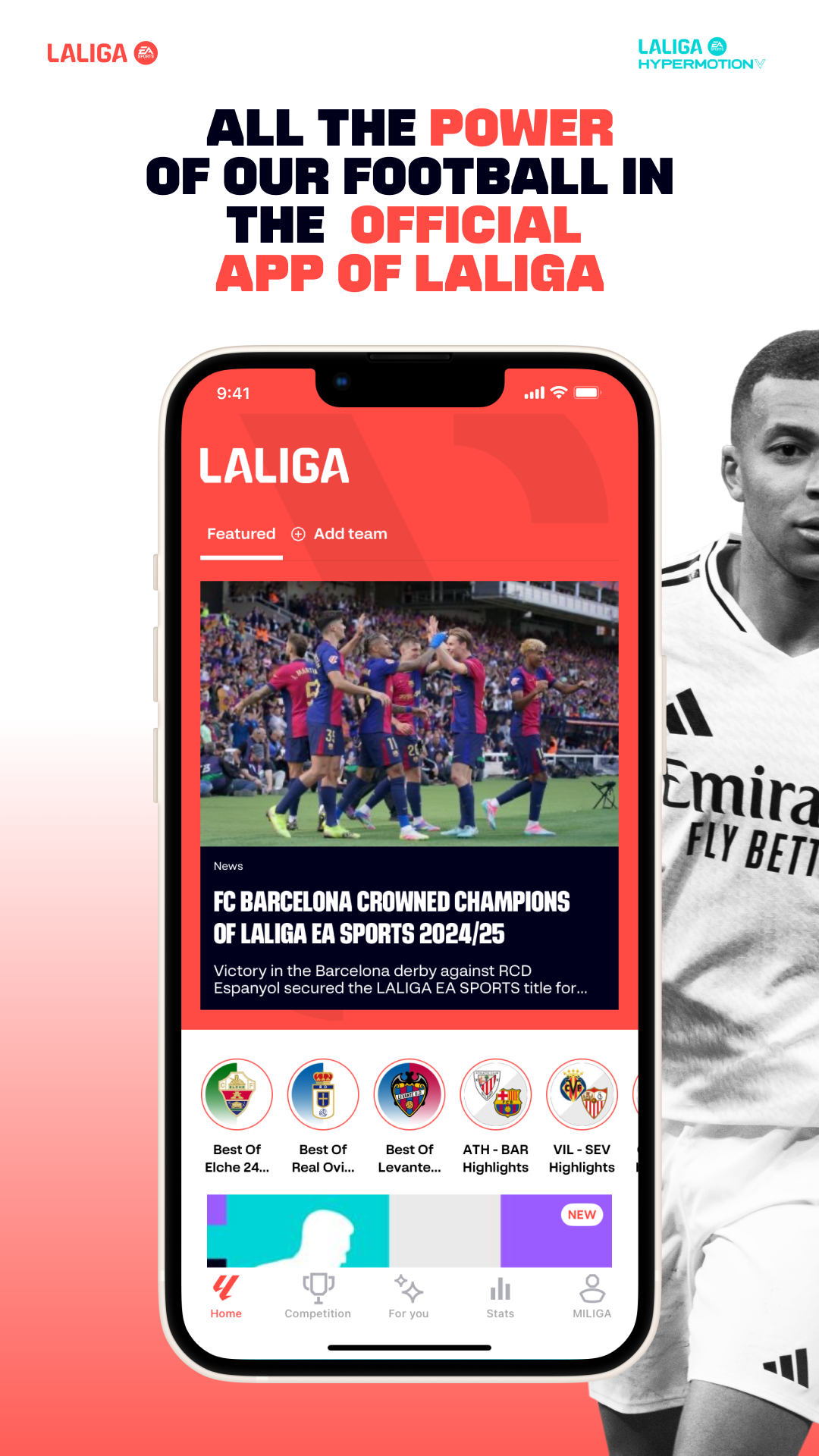 اسکرین شات 1 برنامه LALIGA Official App 2025/26