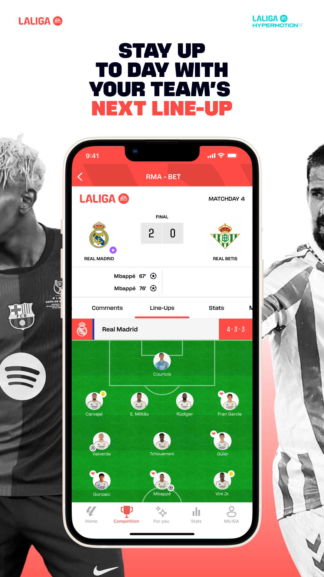 اسکرین شات 4 برنامه LALIGA Official App 2025/26