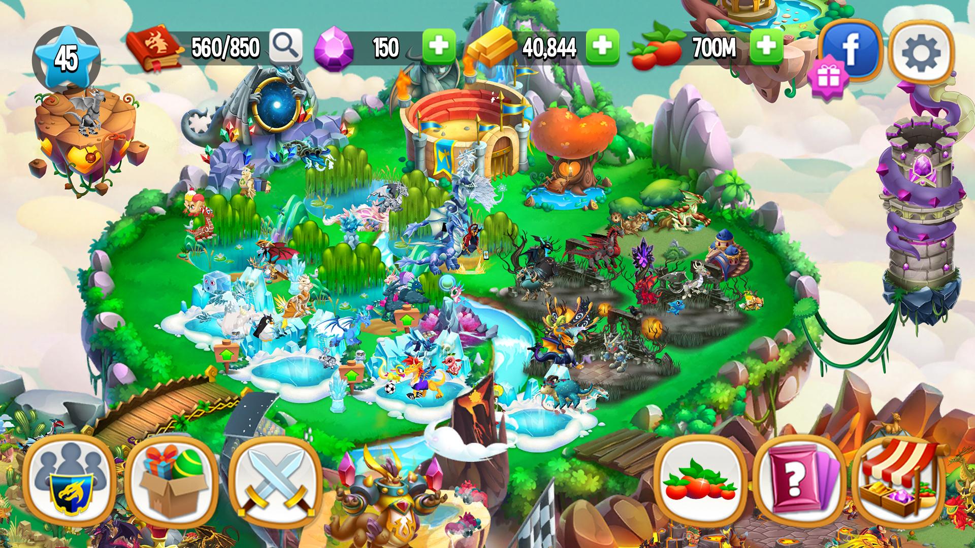 اسکرین شات 5 بازی Dragon City: Mobile Adventure