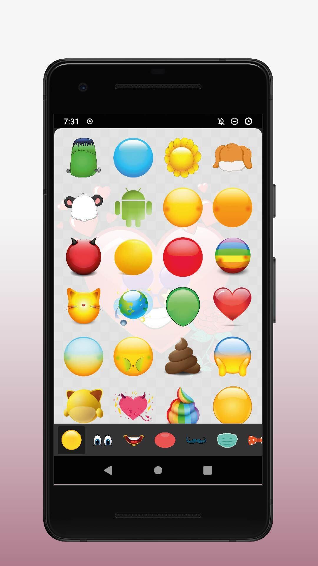 اسکرین شات 7 برنامه Emoji Sticker Editor WASticker