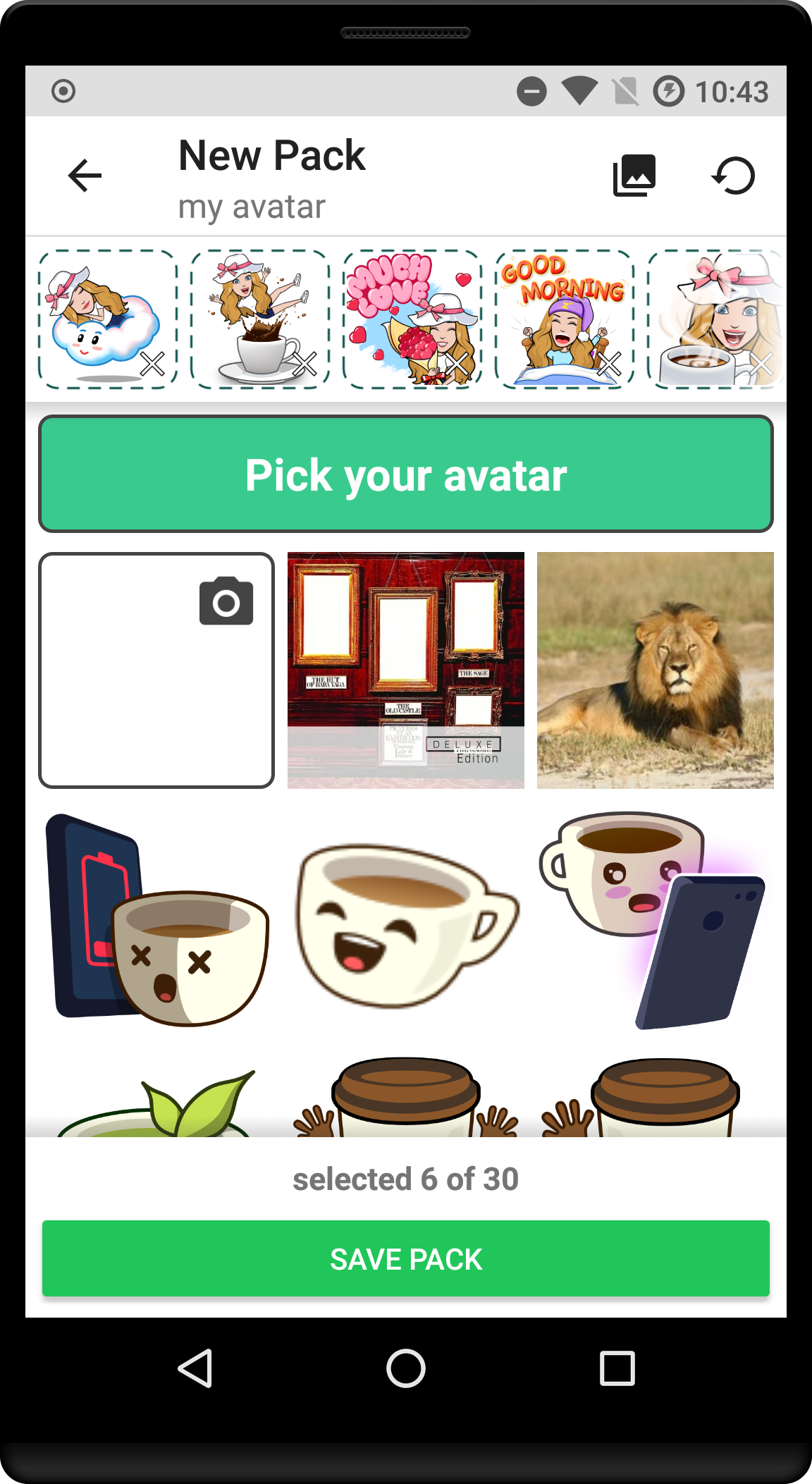 اسکرین شات 4 برنامه Instant Stickers